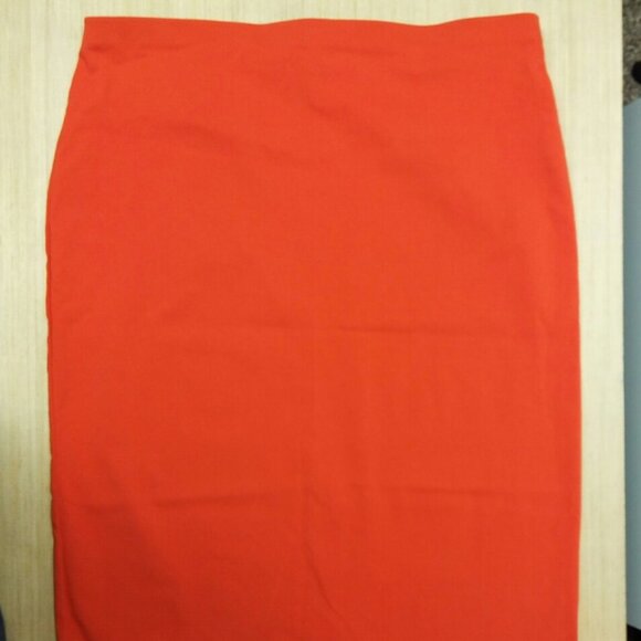 Love Scarlett Dresses & Skirts - Orange Pencil Skirt LG NWOT